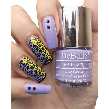 Debelle Gel Nail Lacquer Blueberry Crepe Lavender Nail Polish-8ml