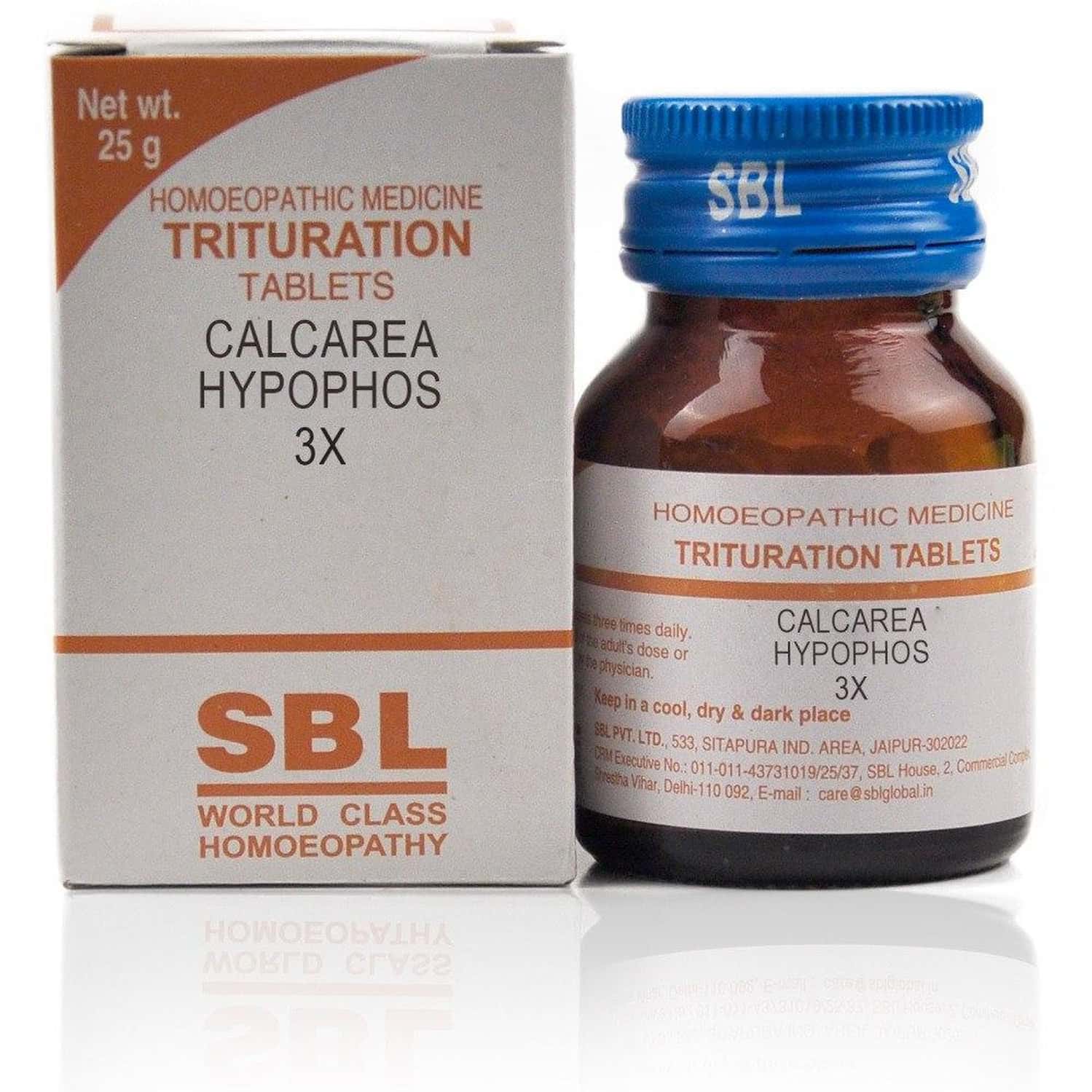 Sbl Calcarea Hypophos Trituration Tablet 3x 25 Gm Pack Of 3