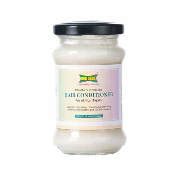 Goli Soda All Natural Probiotics Hair Conditioner For Healthy & Voluminous Hair - 130 G