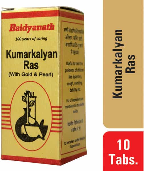 Baidyanath Asli Ayurved Kumarkalyan Ras 10 Tablets