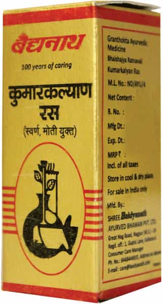 Baidyanath Asli Ayurved Kumarkalyan Ras 10 Tablets