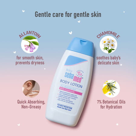 Sebamed Baby Ph 5.5 For Delicate Skin With Camomile Body Lotion - 200ml