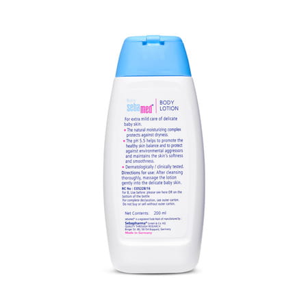 Sebamed Baby Ph 5.5 For Delicate Skin With Camomile Body Lotion - 200ml
