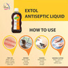 Extol Antiseptic Liquid For First Aid | Surface Disinfection And Personal Hygiene 500ml