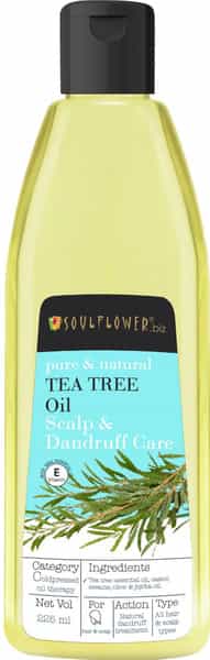 Soulflower Tea Tree Anti Dandruff Hair Oil 225Ml