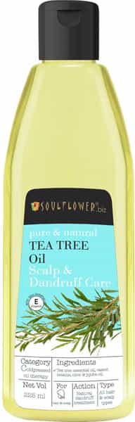 Soulflower Tea Tree Anti Dandruff Hair Oil 225Ml