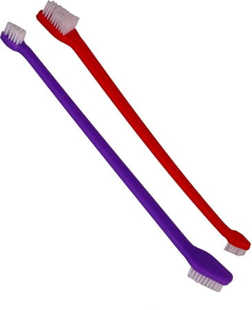 Pawcloud Dog Durable Dental Toothbrush - Pack Of 2 (Color May Vary)