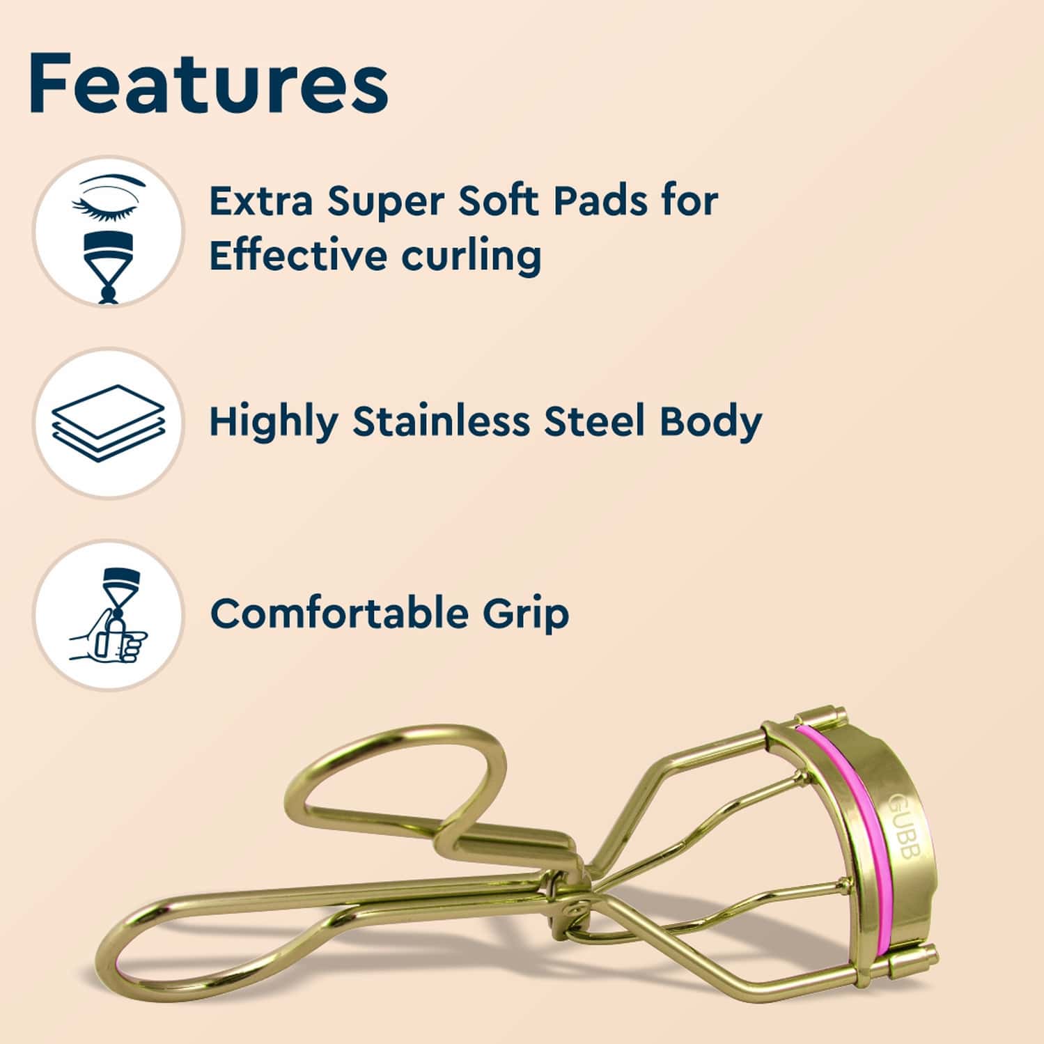 Buy GUBB EYELASH CURLER GOLD Online & Get Upto 60 OFF at PharmEasy