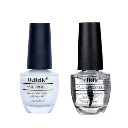 Debelle Nail Care Combo Set Of 2 Nail Primer Nail Hardener 30 Ml (15 Ml Each) Rakhi Gift
