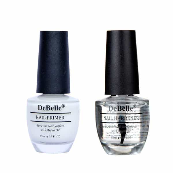Debelle Nail Care Combo Set Of 2 Nail Primer Nail Hardener 30 Ml (15 Ml Each) Rakhi Gift