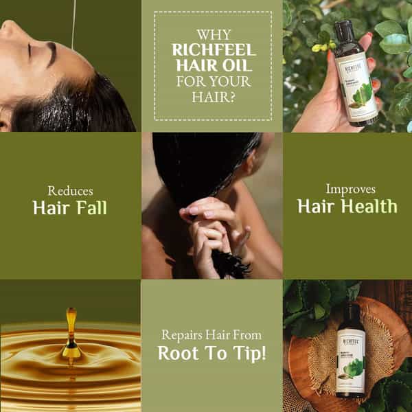 Richfeel Brahmi Jaborandi Nourishing Hair Oil 80 Ml