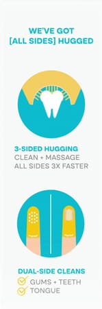 Tinycrawl Tri-Bristle Finger Brush For Babies