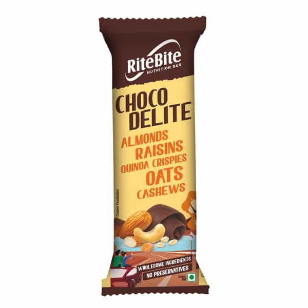 Ritebite Choco Delite Breakfast & Nutrition Bar 40G - Pack Of 1