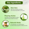 Omeo Aloe Vera Body Wash Shower Gel With Natural Extracts From Aloe Vera Leaf | Men & Women - 200Ml