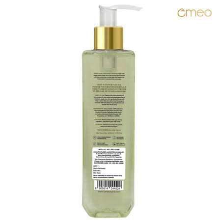 Omeo Aloe Vera Body Wash Shower Gel With Natural Extracts From Aloe Vera Leaf | Men & Women - 200Ml