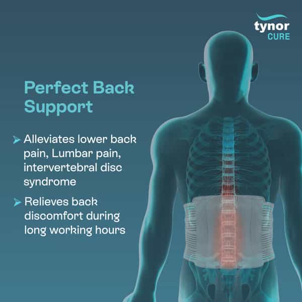 Tynor Contoured L.s. Support Grey Xl 1 Unit