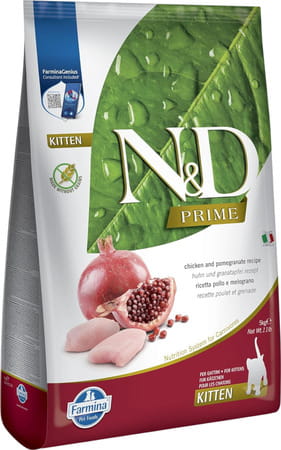 Farmina N&D Prime Kitten Food | Grain-Free | Chicken & Pomegranate | 5kg