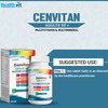 Healthvit Cenvitan Adults 50+ Multivitamin & Multimineral With 25 Nutrients - 60 Tablets