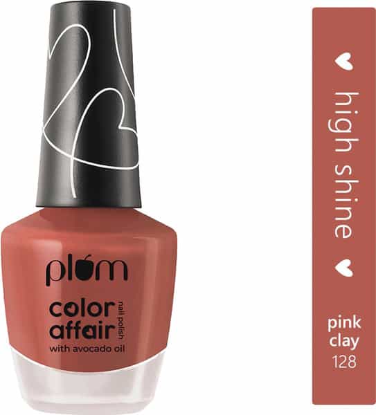 Plum Color Affair Nail Polish - Pink Clay - 128 7-Free Formula 11 Ml