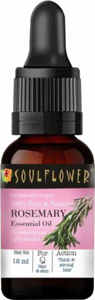 Soulflower Rosemary Essential Oil 15Ml