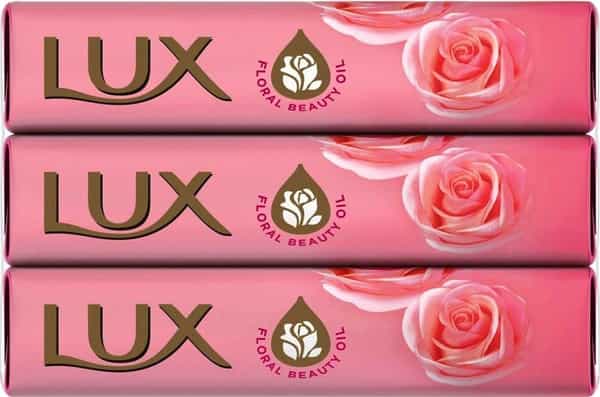 Lux Rose & Vitamin E Soap - 100 G (Pack Of 3)