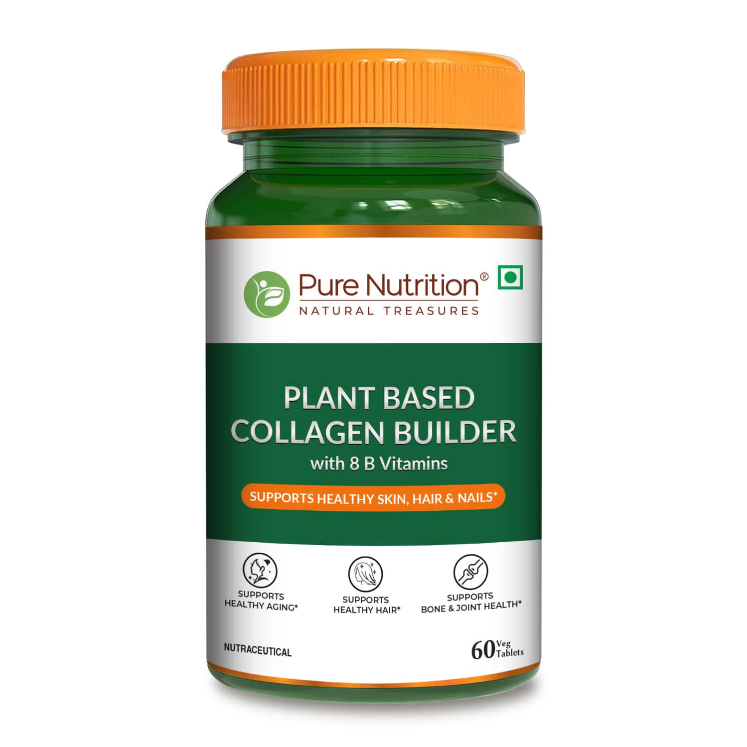 Ure Nutrition Plant Based Collagen Builder Supplement - 60 Caps