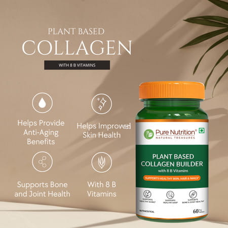 Ure Nutrition Plant Based Collagen Builder Supplement - 60 Caps