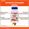 Healthvit Turmeric Curcumin Extract With Piperine Extract 60 Capsules