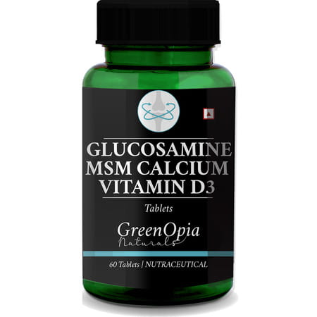 Greenopia Glucosamine Msm Calcium Vitamin D3 60 Tablets