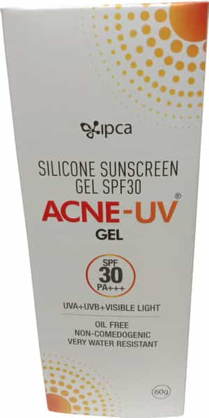 Acne Uv | Spf 30+ | Advanced Light Protection Silicone Sunscreen Gel 60 Gm