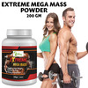 Riffway Extreme Mega Mass Weight Gain Powder | Conveniently Increase Daily Caloric Intake (3X200gm)