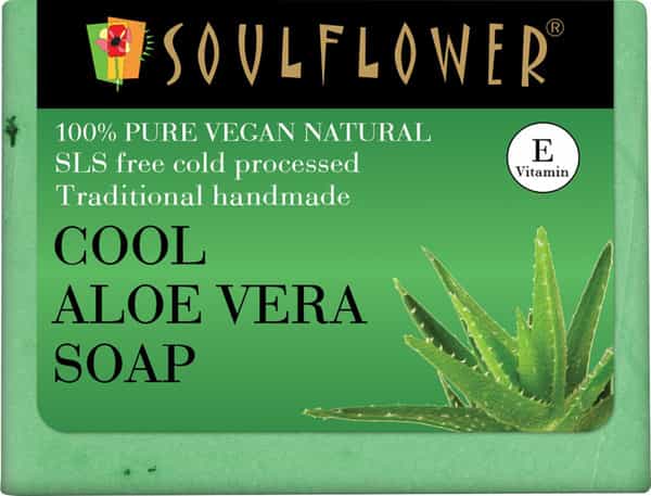 Soulflower Cool Aloe Vera Soap 150Gm