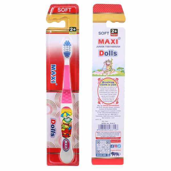 Maxi Dolls Junior Soft Toothbrush (Pack Of 12)