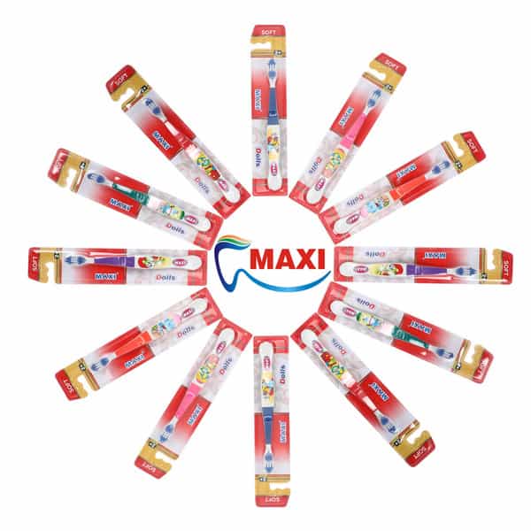 Maxi Dolls Junior Soft Toothbrush (Pack Of 12)