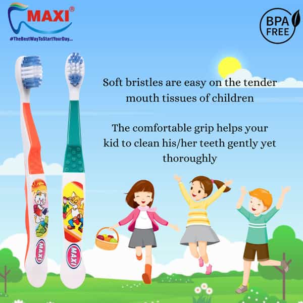 Maxi Dolls Junior Soft Toothbrush (Pack Of 12)