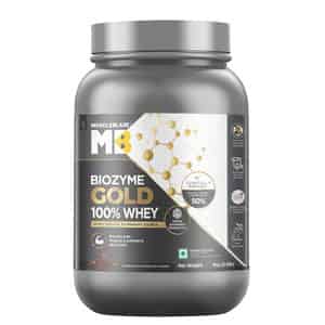 Muscleblaze Biozyme Gold 100% Whey Protein (double Rich Chocolate| 1kg / 2.2 Lb)