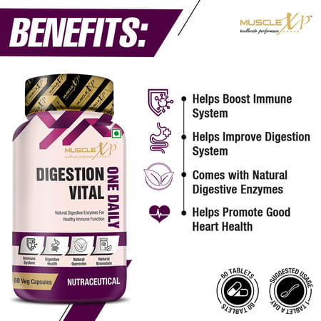 Musclexp Digestion Vital One Daily 60 Veg Capsules
