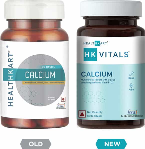 Healthkart Hk-Vitals Calcium Supplement 60 Tablets