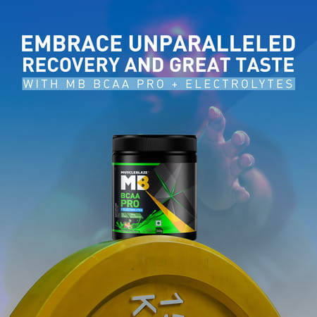 Muscleblaze Bcaa Pro Powder | Powerful Intra Workout (Tropical Fest | 240G | 30 Servings)