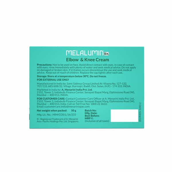 Melalumin Elbow & Knee Cream 50 Gm