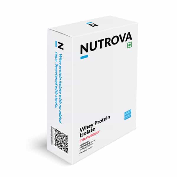 Nutrova Whey Protein Isolate (Strawberry) - Travel Pack