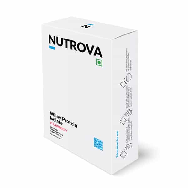 Nutrova Whey Protein Isolate (Strawberry) - Travel Pack