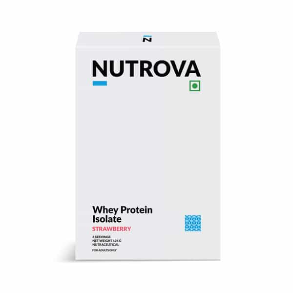 Nutrova Whey Protein Isolate (Strawberry) - Travel Pack