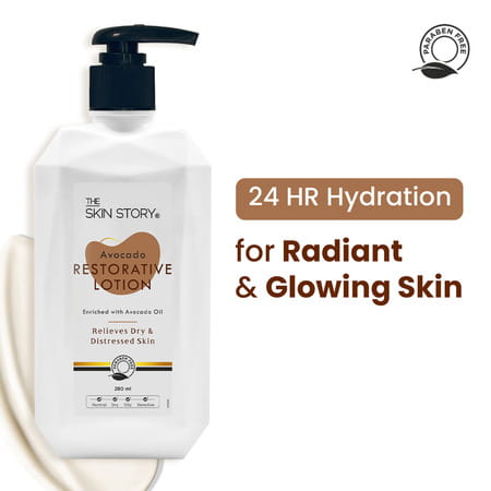 The Skin Story Avocado Moisturizing Body Lotion For Dry Skin With Niacinamide Shea Butter 280ml