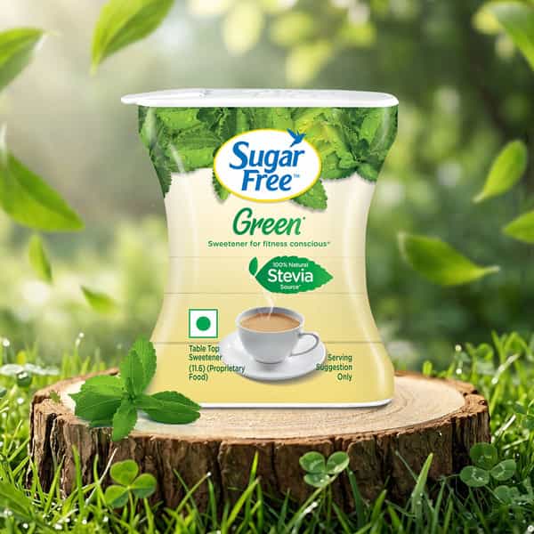Sugar Free Green Sweetener With Natural Stevia Bottle Of 100 Pellets