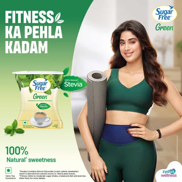 Sugar Free Green Sweetener With Natural Stevia Bottle Of 100 Pellets
