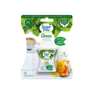 Sugar Free Green Sweetener With Natural Stevia Bottle Of 100 Pellets