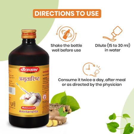 Baidyanath Amritarishta Liquid 450 Ml