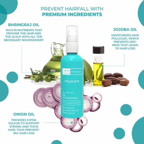 Mojocare Anti Hairfall Oil With Bhringraj - 100 Ml