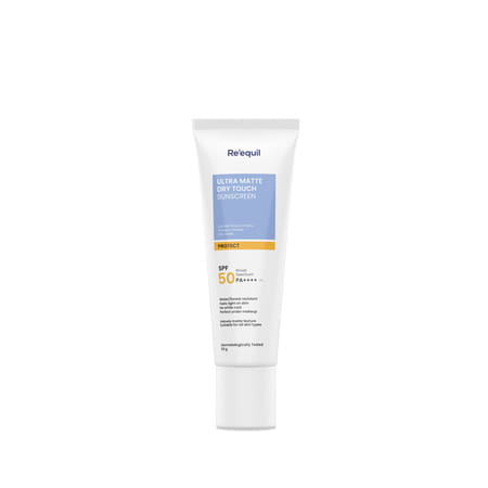 Re'Equil Ultra Matte Dry Touch Sunscreen Gel Spf 50 Pa++++ 50gm